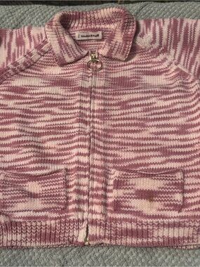 Misha & Puff space dye Pima cotton cardigan 7-8